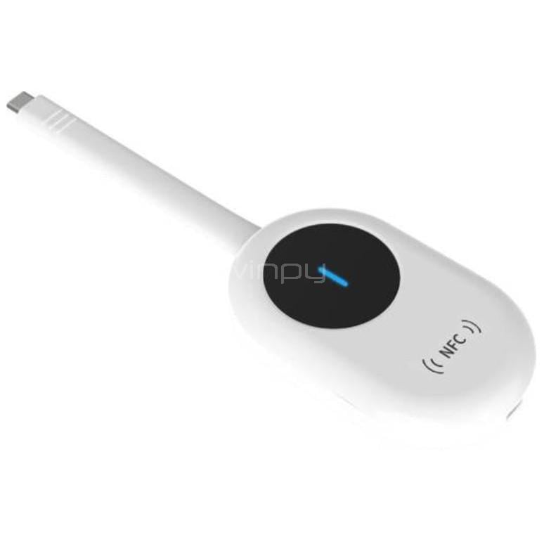Adaptador Inalámbrico Hikvision DS-D5SC3B-W (Dongle USB-C, 4K UHD, Wi-Fi Dual)