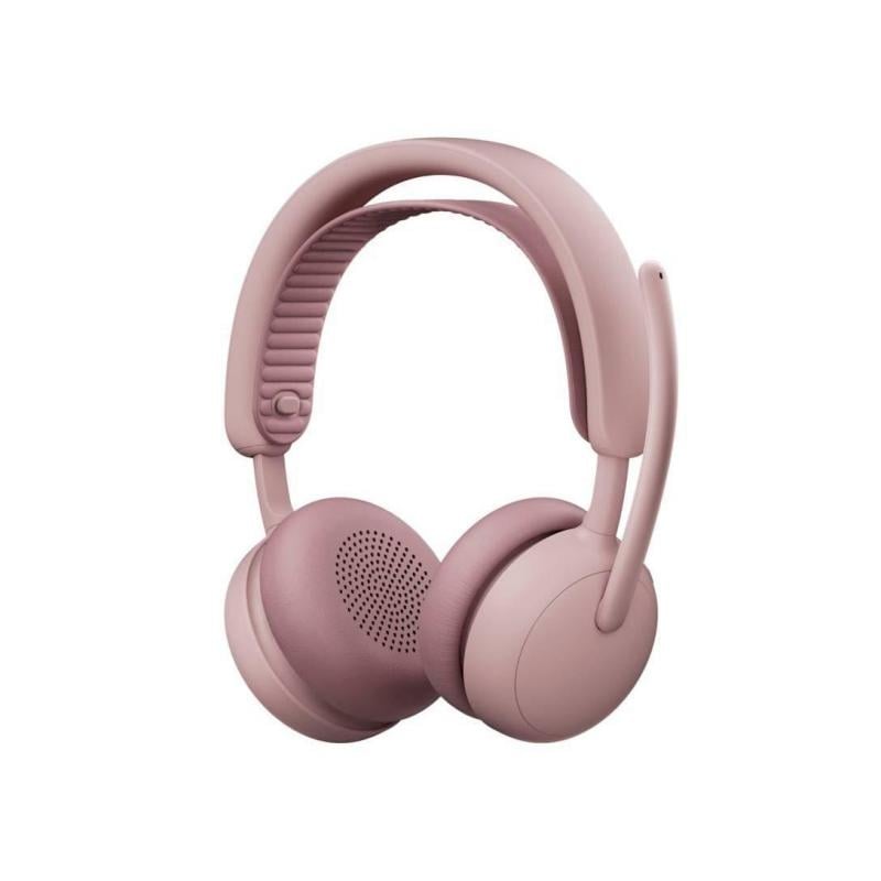 Audífonos Logitech Zone Wireless 2 ES (ANC, Bluetooth, Rosado)