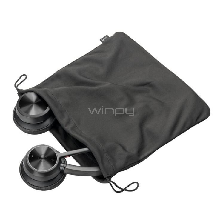 Audífonos Poly Voyager 4320 de Diadema (MS Teams, Bluetooth, Negro)