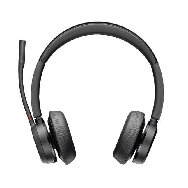 Audífonos Poly Voyager 4320 de Diadema (MS Teams, Bluetooth, Negro)