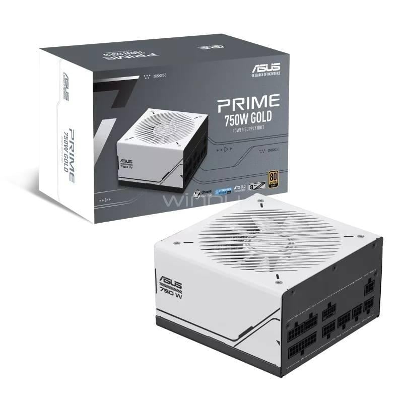 Fuente de Poder ASUS Prime AP-750G de 750W (Full Modular, Certificada 80+ Gold, ATX 3.1)