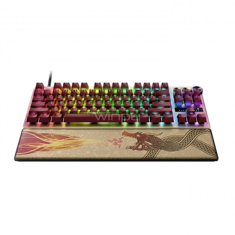 Teclado Gamer Razer Huntsman V3 Pro TKL Counter-Strike 2 Edition (Switches Ópticos Analógicos, RGB, PBT, Español)