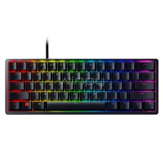 Teclado Mecánico Razer Huntsman Mini (Switch Linear Optical, RGB, PBT, Negro)