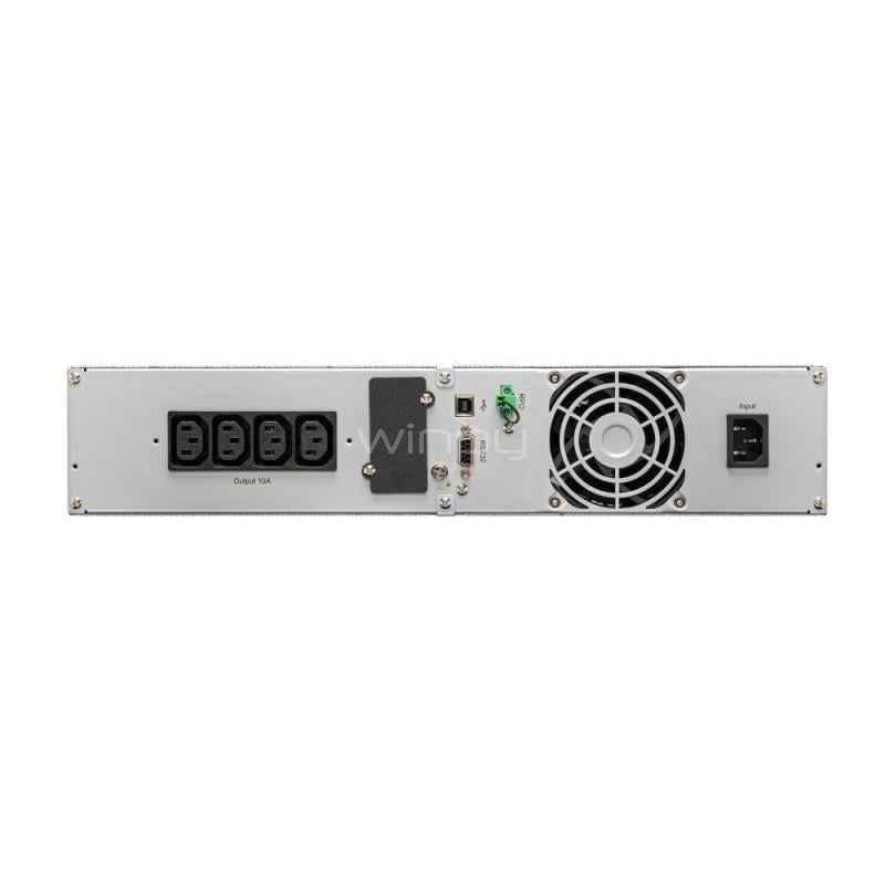 UPS Eaton 9E1000IR de 1000VA (900W, Doble Conversión, Online, C13)