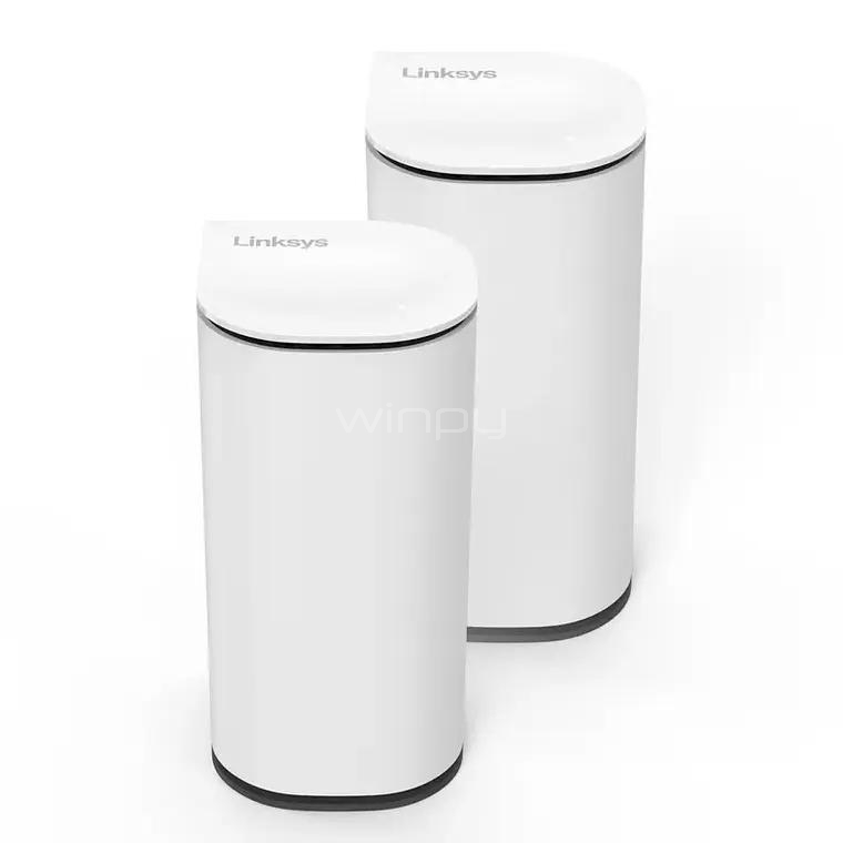 Pack Sistema WiFi 7 Linksys LN1602 Velop Cognitive Mesh (2 Routers, Doble Banda, 5 Gbps, BE5000)