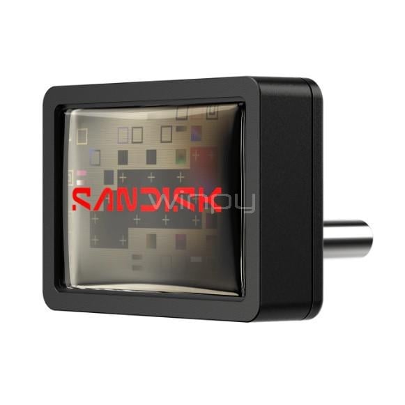 Pendrive SanDisk Extreme Fit de 64GB (USB-C, Negro)