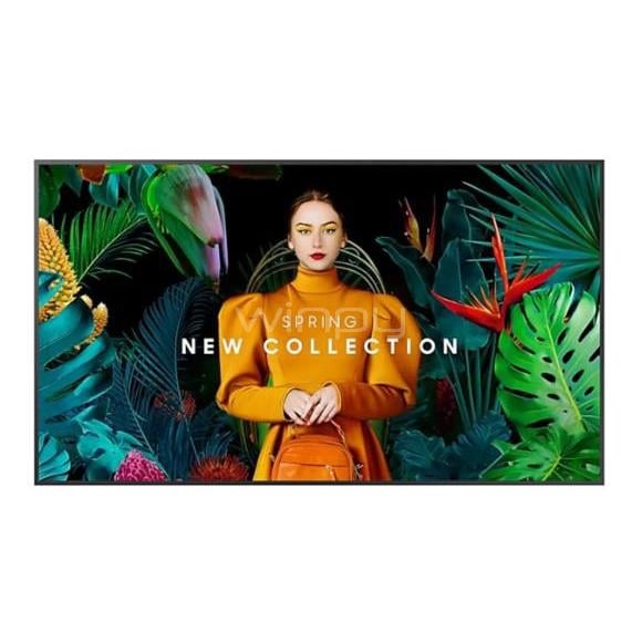 Pantalla Profesional Samsung QBC de 50” (VA, 4K, 75Hz, HDMI+USB, Tizen 7.0)
