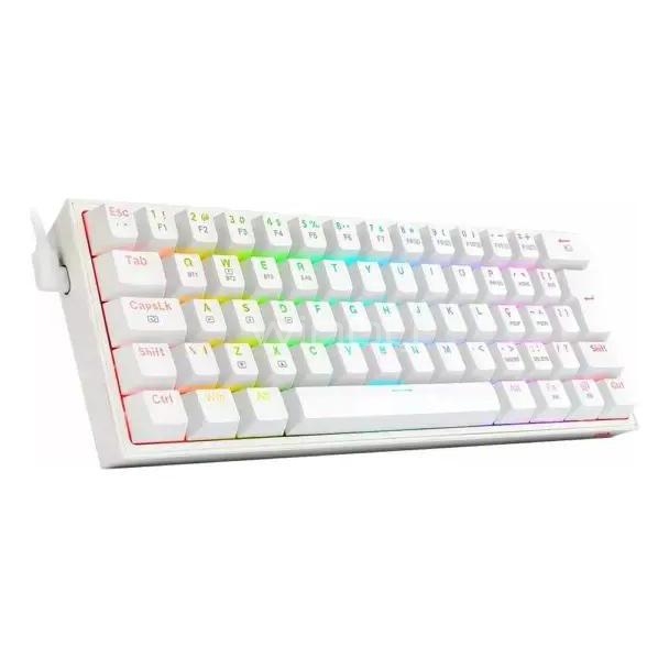 Kit Teclado Mecánico + Mouse Redragon S143W (Alámbrico, USB 2.0, Blanco)