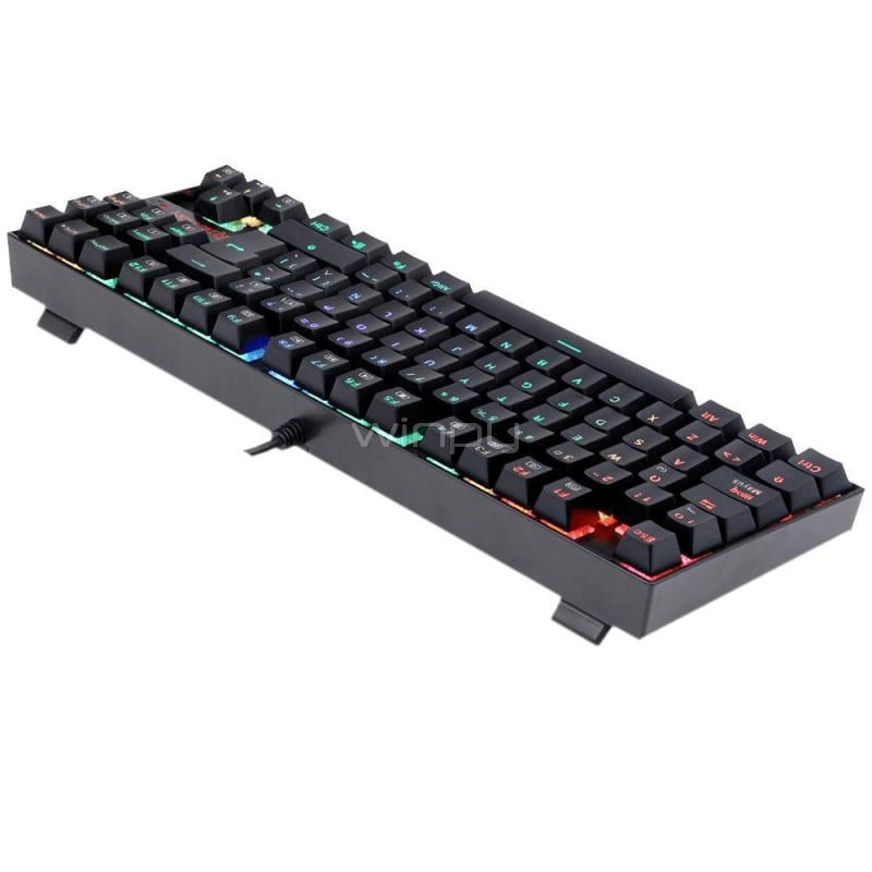 Teclado Mecánico Redragon Kumara K552RGB-1 (Español, RGB, Negro)