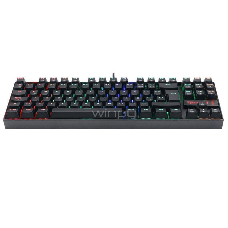 Teclado Mecánico Redragon Kumara K552RGB-1 (Español, RGB, Negro)