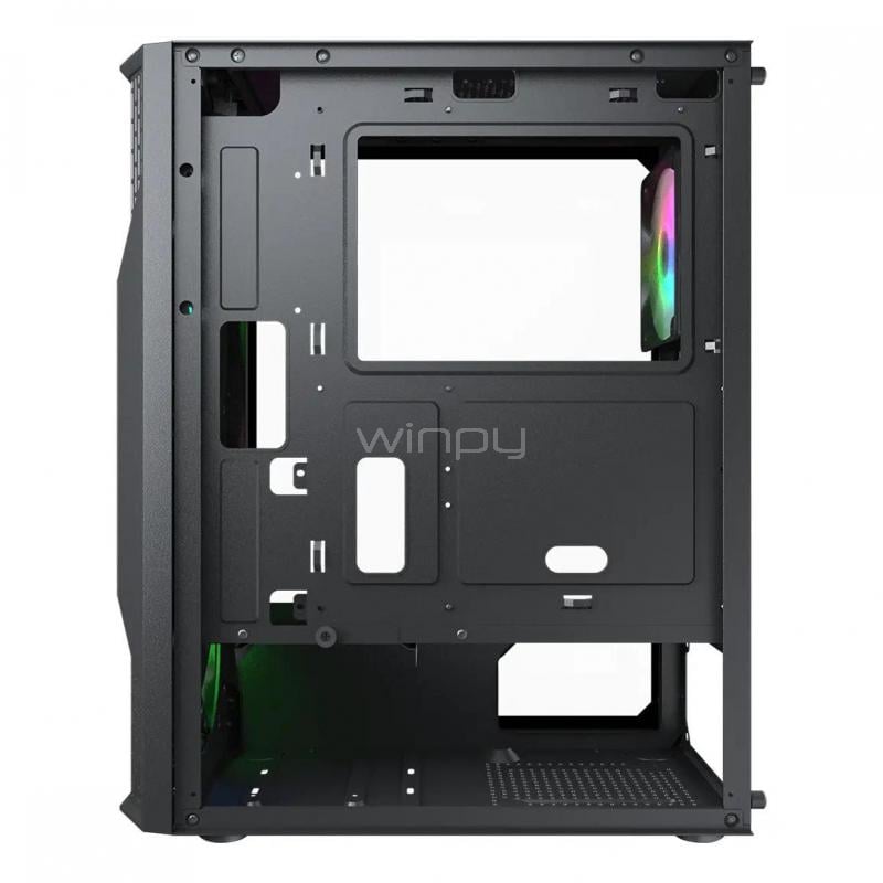 Gabinete Gamer Cougar MX110 RGB (ATX, Vidrio Templado, 4 ventiladores, Negro)