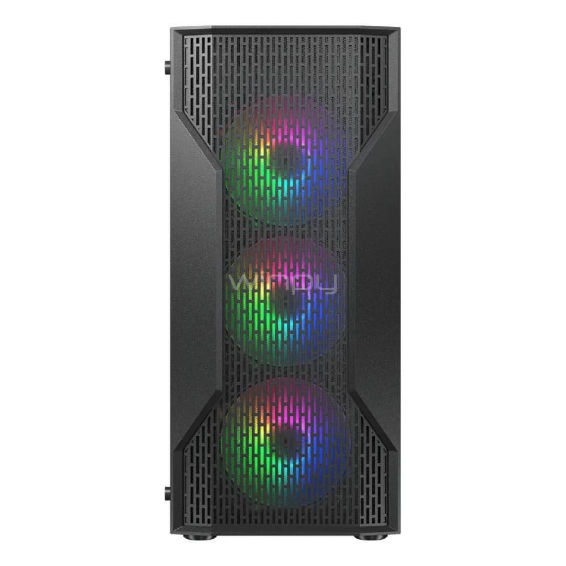 Gabinete Gamer Cougar MX110 RGB (ATX, Vidrio Templado, 4 ventiladores, Negro)