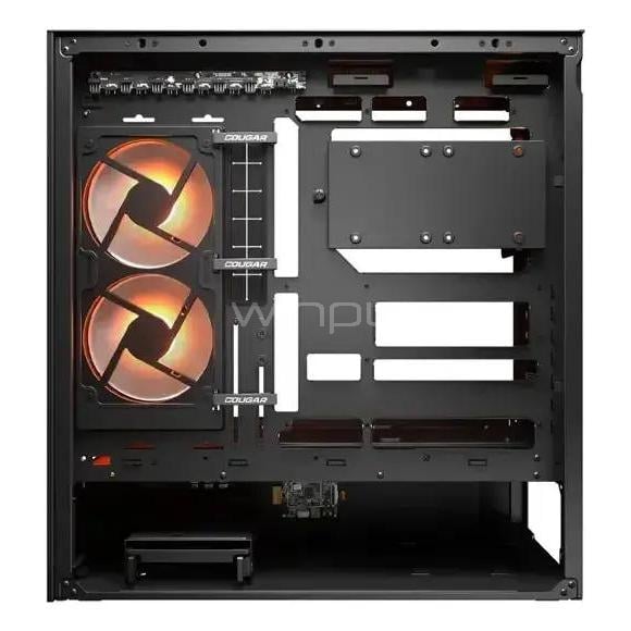 Gabinete Gamer Cougar CFV235 Vision (ATX, Vidrio Templado, 3 ventiladores, Negro)