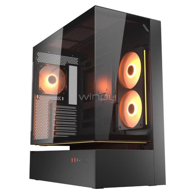 Gabinete Gamer Cougar CFV235 (ATX, Vidrio Templado, 3 ventiladores, Negro)