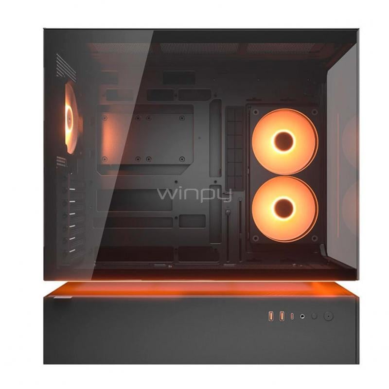 Gabinete Gamer Cougar CFV235 (ATX, Vidrio Templado, 3 ventiladores, Negro)
