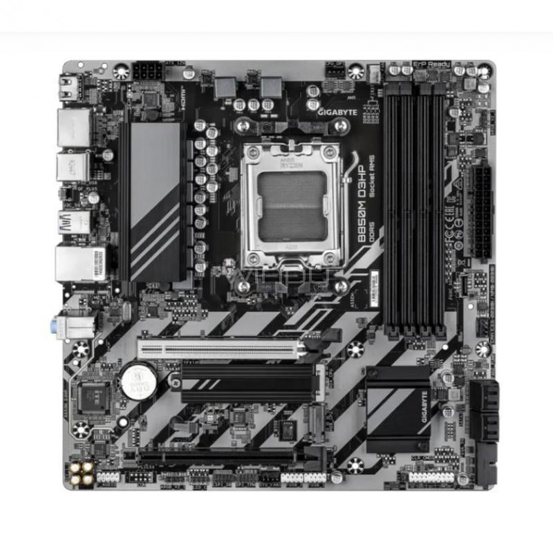 Placa Madre Gigabyte B850M D3HP (AM5, DDR5 x4, M.2 x2, Micro ATX)