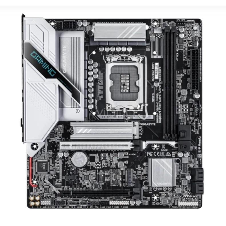 Placa Madre Gigabyte B860M GAMING WIFI6 (LGA1851, DDR5 x2, M.2 x2, Micro ATX)