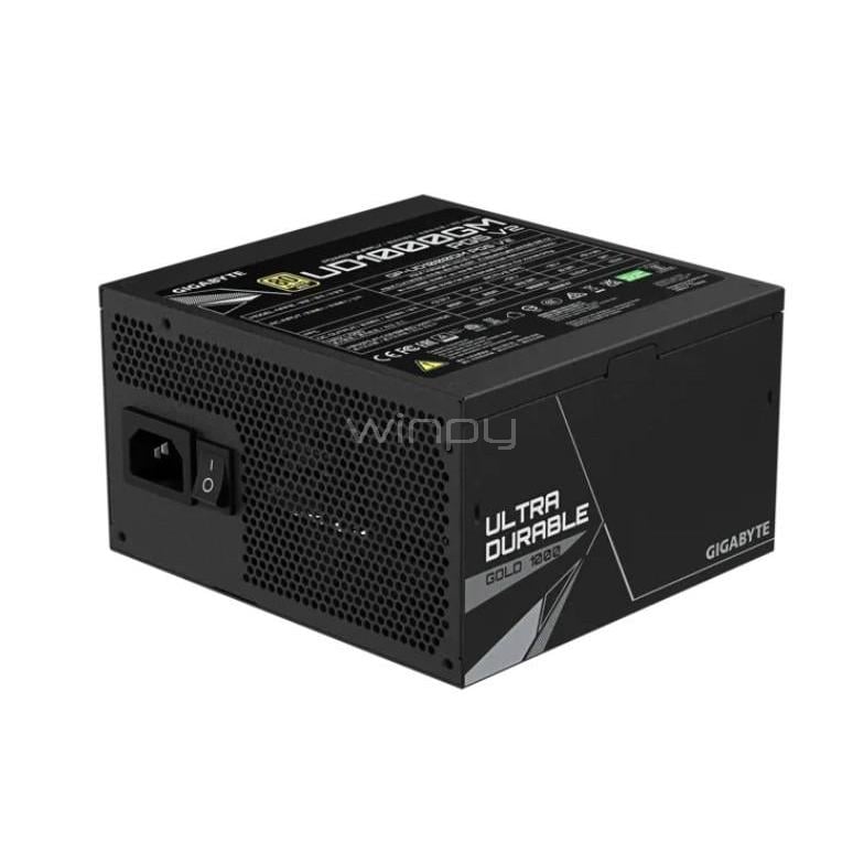 Fuente de Poder Gigabyte UD1000GM PG5 V2 de 1000W (Full Modular, Certificada 80+ Gold, ATX 3.1)