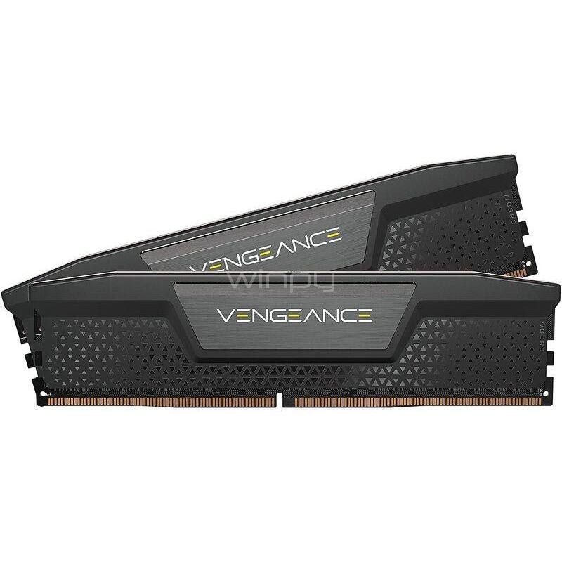 Kit Memorias RAM Corsair Vengeance de 48GB (2x 24GB, DDR5, 6000MHz, CL36, XMP, DIMM)