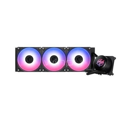 Refrigeración Líquida MSI MPG CORELIQUID P13 (LGA1851/AM5, 120mm x3 ARGB, 2050rpm, Negro)
