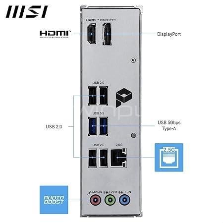 Placa Madre MSI PRO H810M-B (LGA1851, DDR5 6400MHz, SATA x4, Micro ATX)