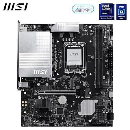 Placa Madre MSI PRO H810M-B (LGA1851, DDR5 6400MHz, SATA x4, Micro ATX)