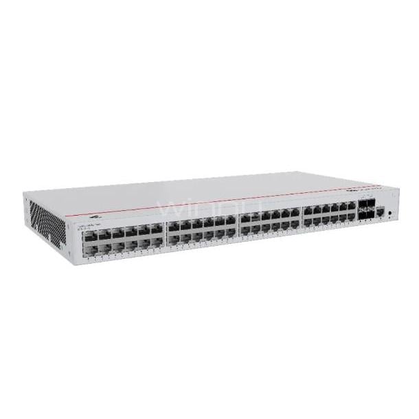 Switch Huawei eKit S220-48P4X de 52 Puertos (Gestionable, 10GE SFP+, 176 Gbps, PoE, 380W)