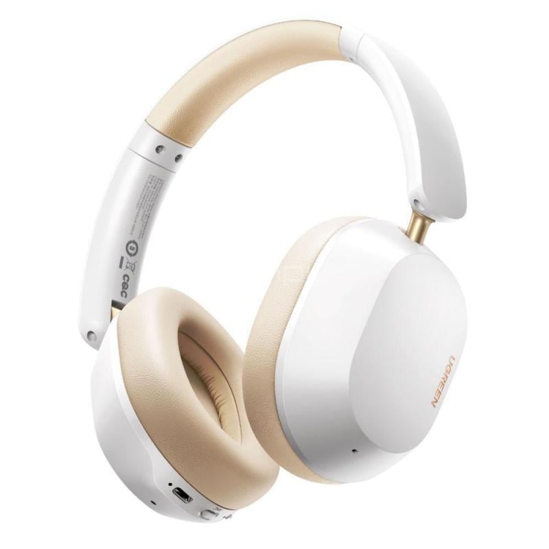 Audífonos Inalámbricos UGREEN HiTune Max 5C HP203 (Bluetooth 5.4, ANC, Blanco)
