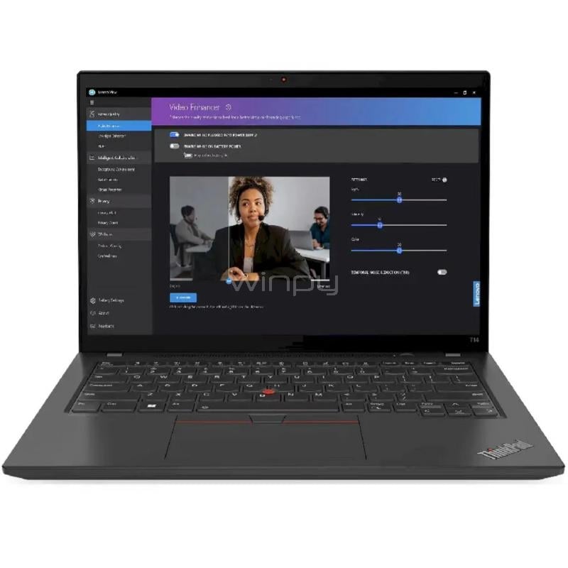 Notebook Lenovo ThinkPad T14 Gen 4 de 14” (Ryzen 5 PRO 7540U, 32GB RAM, 512GB SSD, Win11 Pro)