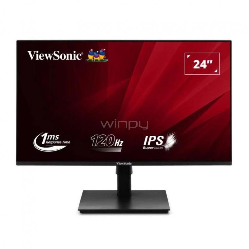 Monitor ViewSonic VA2448-MHJ de 24“ (IPS, Full HD, 120Hz, 1ms, HDMI+VGA, VESA)