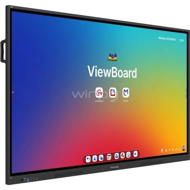 Pantalla Interactiva Viewsonic IFP8634 de 86“ (TFT LCD, 4K, DP+HDMI+Rj45, VESA)