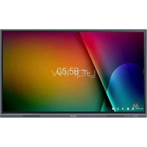 Pantalla Interactiva Viewsonic IFP6533-G de 65“ (IPS DLED, 4K, HDMI+USB+RJ45, VESA)
