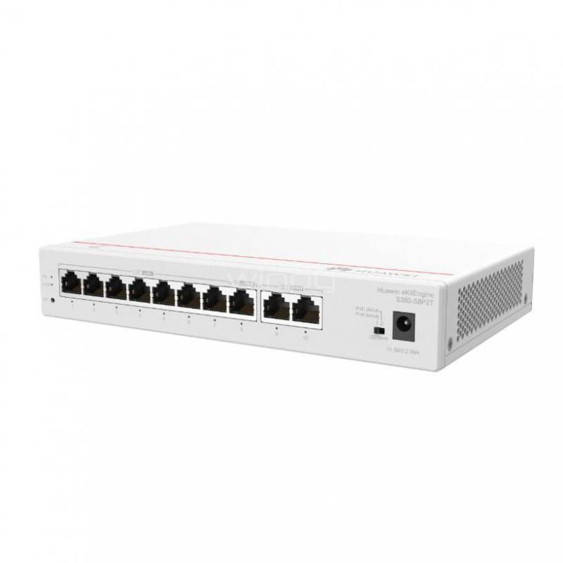 Router Huawei eKit S380 de 10 Puertos (Gestionado, Gigabit, 2 WAN, 8 LAN)