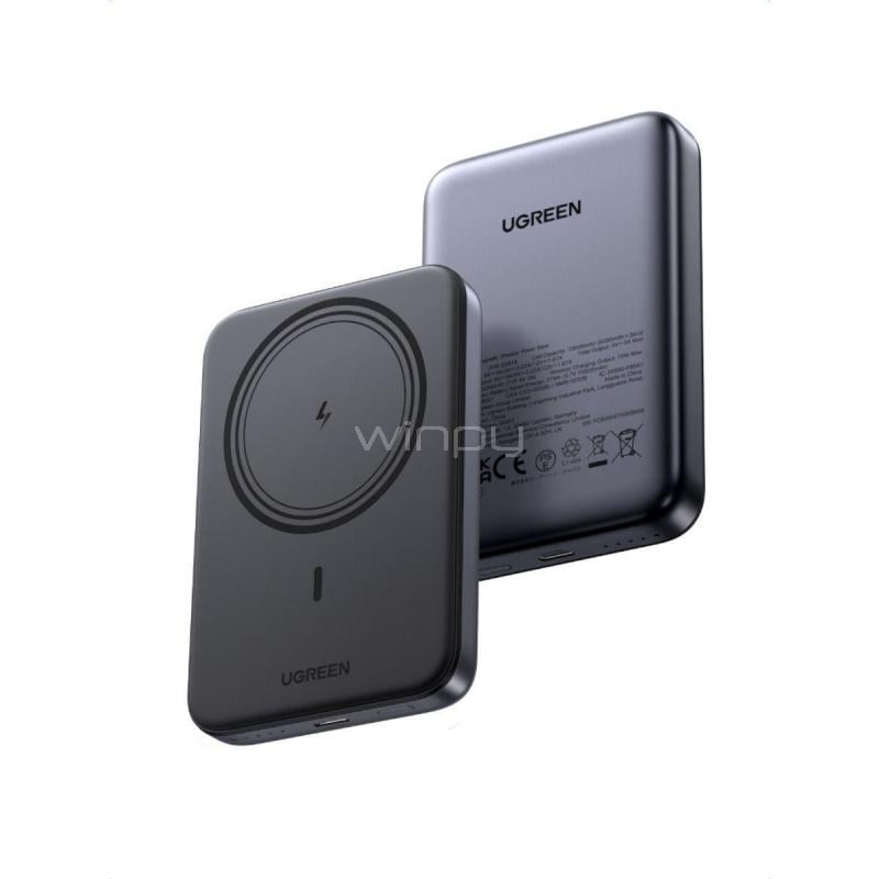 Batería Portátil UGREEN PB561 de 10.000mAh (20W, USB-C, PD, Gris)
