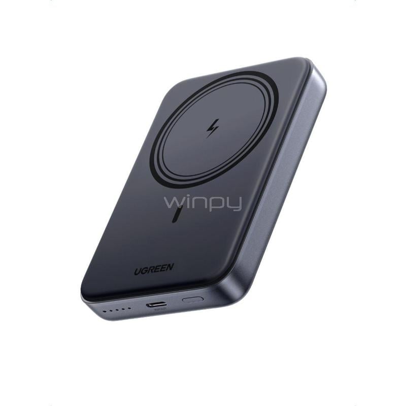 Batería Portátil UGREEN PB561 de 10.000mAh (20W, USB-C, PD, Gris)
