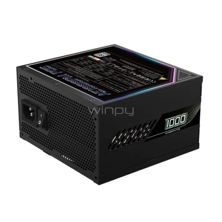 Fuente de Poder Gigabyte AORUS ELITE P1000W de 1000W (ATX, 80+ Platinum, Full Modular)