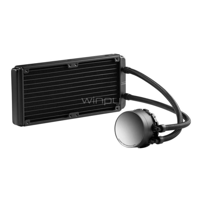 Refrigeración Líquida XPG Levante II 240 (LGA1700/AM5, 120mm x2 ARGB, 2000rpm, Negro)