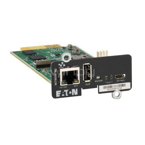 Tarjeta de gestión de red Eaton Gigabit Network Card M3 para SAI (Mini-Slot, 1 Fase)
