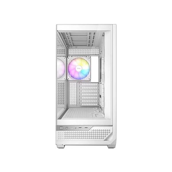 Gabinete Gamer Antec C7 ARGB (E-ATX, Vidrio Templado, 4 ventiladores, Blanco)