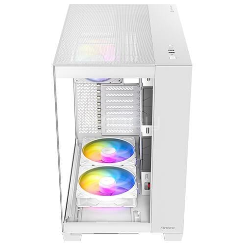 Gabinete Gamer Antec C8 ARGB (E-ATX, Vidrio Templado, USB-C, Blanco)