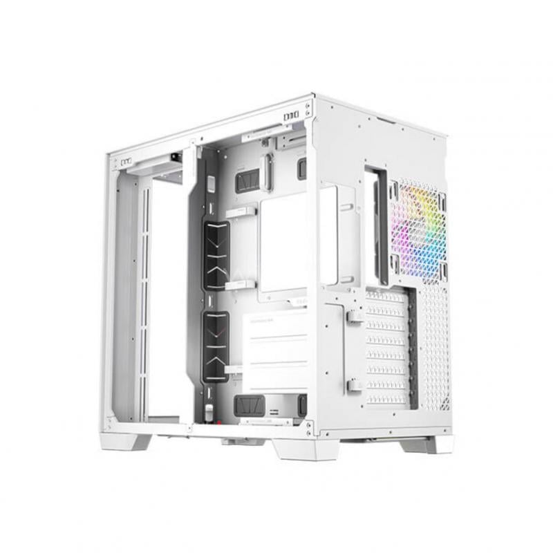 Gabinete Gamer Antec C8 ARGB (E-ATX, Vidrio Templado, USB-C, Blanco)