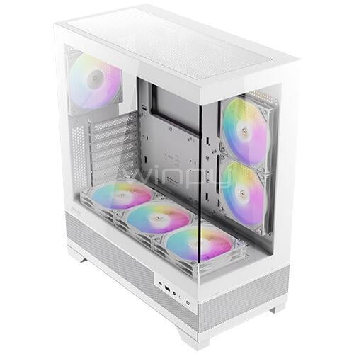 Gabinete Gamer Antec CX700 ARGB (ATX, Vidrio Templado, 6 Ventiladores, Blanco)