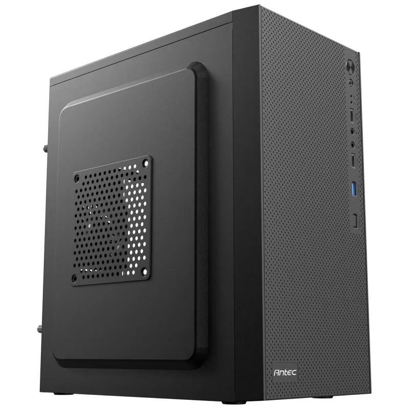 Gabinete Antec ST10M (Micro ATX, 1 Ventilador, USB 3.0, Gris Oscuro)