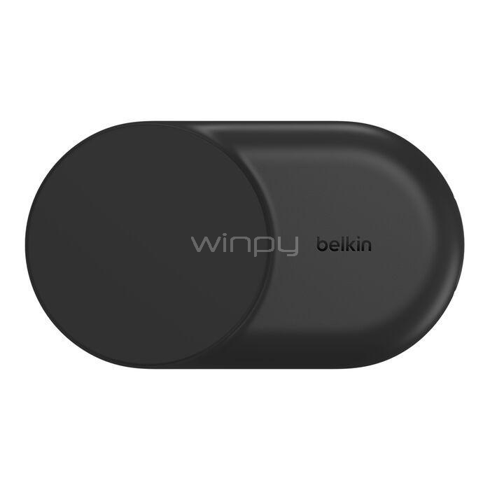 Base de Carga Inalámbrica Belkin UltraCharge Qi2 de 25W (3 en 1, Plegable, Negro)