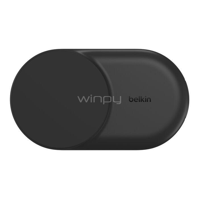 Base de Carga Inalámbrica Belkin BoostCharge Qi2 de 25W (3 en 1, Plegable, Negro)