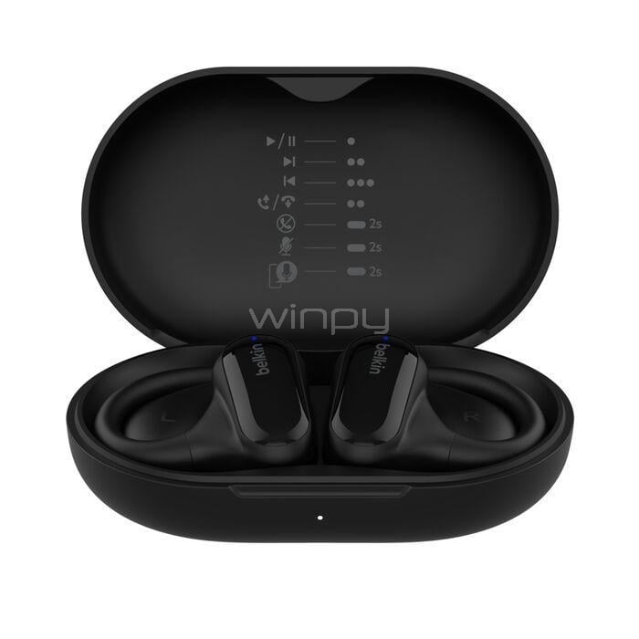 Audífonos Inalámbricos Belkin Soundform ClearFit (Bluetooth, Negro)
