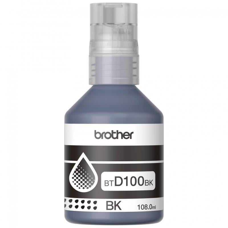 Botella de Tinta Brother BTD100BK para InkBenefit Tank (Negro)