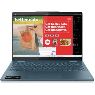 Notebook Lenovo Yoga 7 de 14” (Ryzen AI 7 350, 32GB RAM, 1TB SSD, Win11)