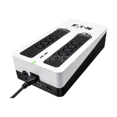 UPS SAI Eaton 3S (700VA/420W, Offline, 4 Salidas C13, USB)
