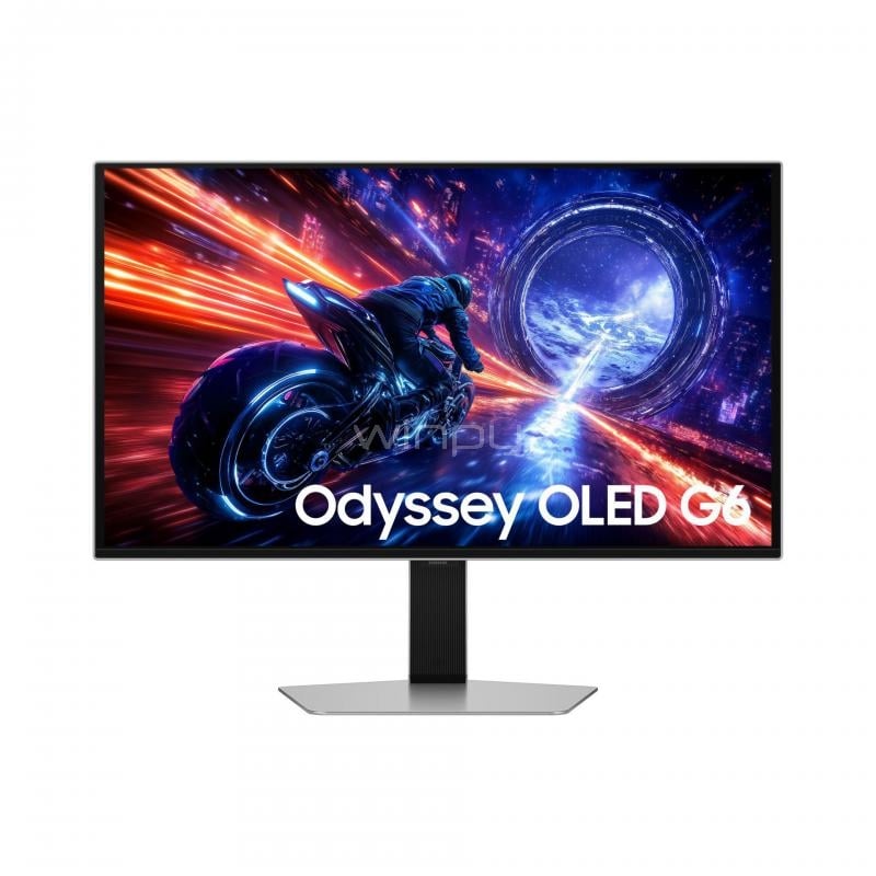 Monitor Gamer Samsung Odyssey G6 de 27” (OLED, QHD, 500Hz, 0.3ms, DP+HDMI, FreeSync)